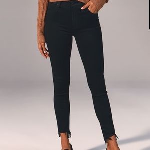 A&F High Rise Ankle Skinny Jean